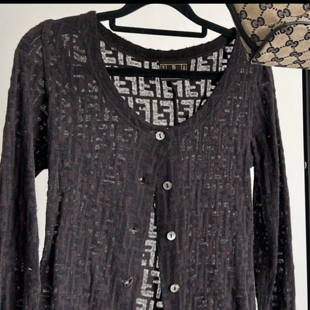 Fendi VINTAGE long sleeve cardiagan